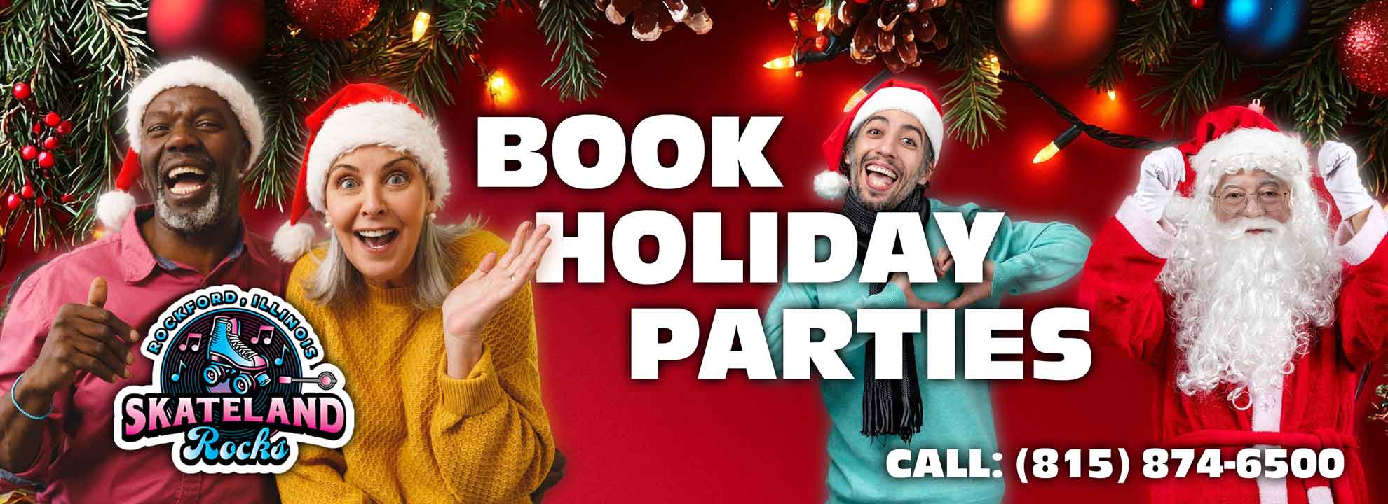 Book Holiday Parties Skateland